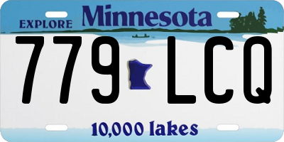 MN license plate 779LCQ