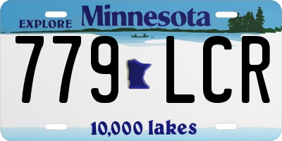 MN license plate 779LCR