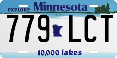 MN license plate 779LCT