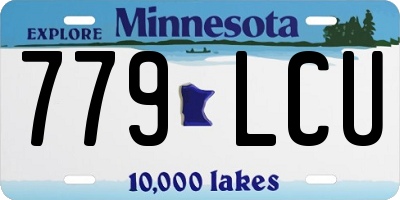 MN license plate 779LCU