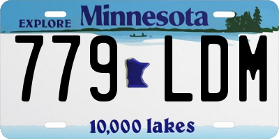 MN license plate 779LDM