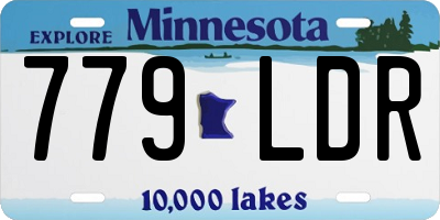 MN license plate 779LDR