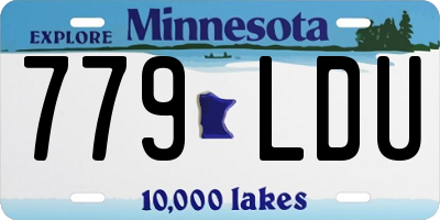 MN license plate 779LDU
