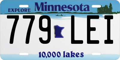 MN license plate 779LEI