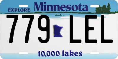 MN license plate 779LEL