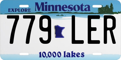 MN license plate 779LER