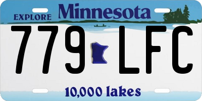MN license plate 779LFC