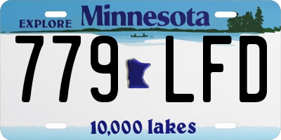 MN license plate 779LFD
