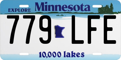 MN license plate 779LFE