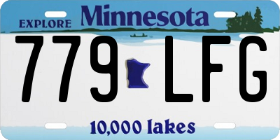 MN license plate 779LFG