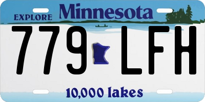 MN license plate 779LFH
