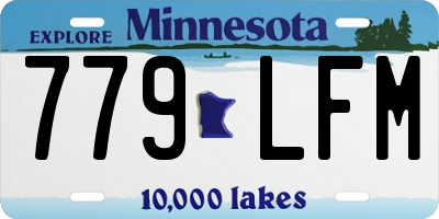 MN license plate 779LFM