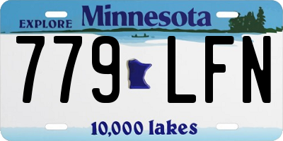 MN license plate 779LFN