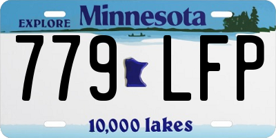 MN license plate 779LFP