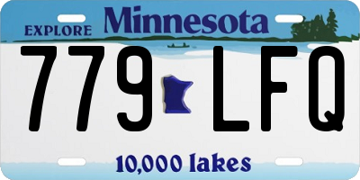 MN license plate 779LFQ