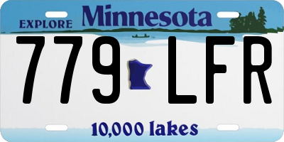 MN license plate 779LFR