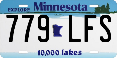 MN license plate 779LFS