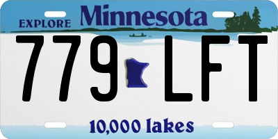 MN license plate 779LFT