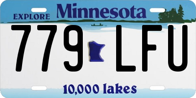MN license plate 779LFU