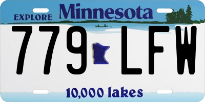 MN license plate 779LFW