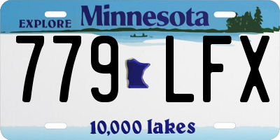 MN license plate 779LFX