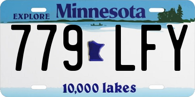 MN license plate 779LFY