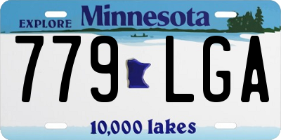 MN license plate 779LGA