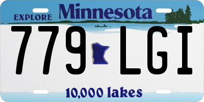 MN license plate 779LGI