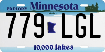 MN license plate 779LGL