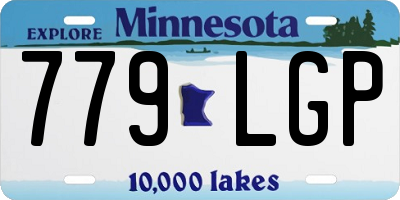 MN license plate 779LGP