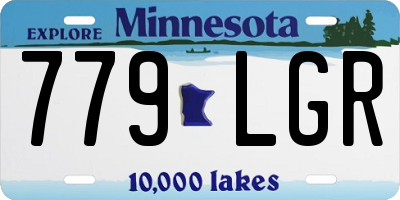 MN license plate 779LGR