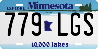 MN license plate 779LGS