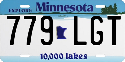 MN license plate 779LGT