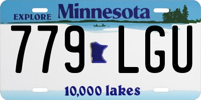 MN license plate 779LGU
