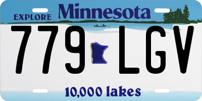 MN license plate 779LGV