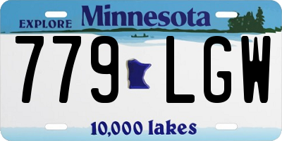 MN license plate 779LGW