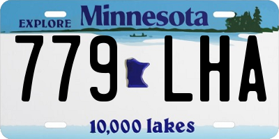 MN license plate 779LHA