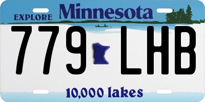 MN license plate 779LHB