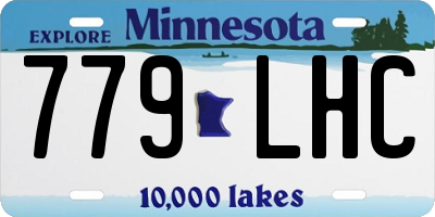 MN license plate 779LHC