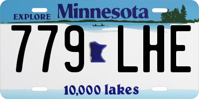 MN license plate 779LHE