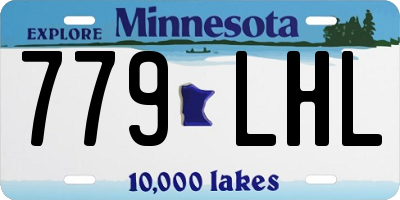 MN license plate 779LHL