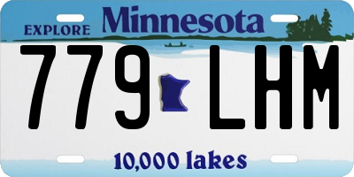 MN license plate 779LHM