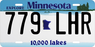 MN license plate 779LHR