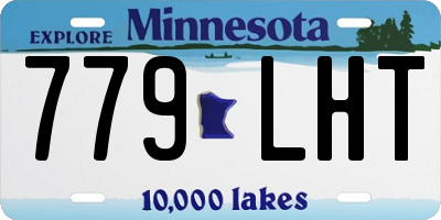 MN license plate 779LHT