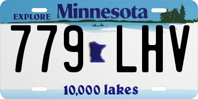 MN license plate 779LHV