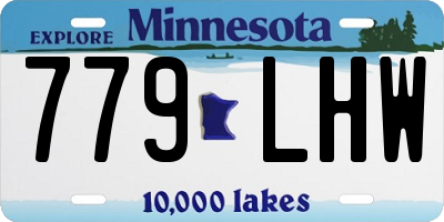 MN license plate 779LHW