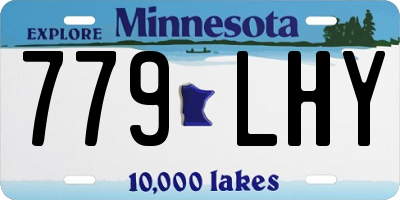 MN license plate 779LHY