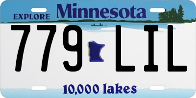 MN license plate 779LIL