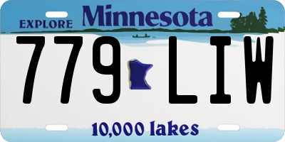 MN license plate 779LIW