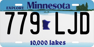 MN license plate 779LJD